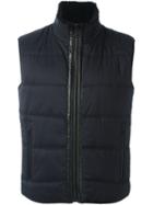 Belstaff Padded Gilet, Men's, Size: 54, Black, Nylon/leather