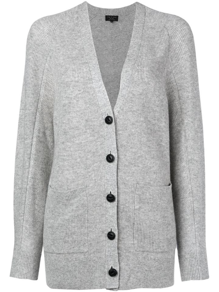 Rag & Bone V-neck Cardigan - Grey