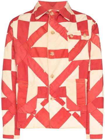 Bode Asterix-print Jacket - Red