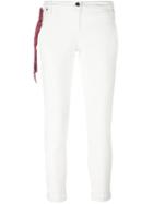 Jacob Cohen 'brigitte' Trousers, Women's, Size: 31, White, Cotton/polyester/spandex/elastane