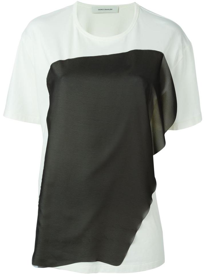 Cédric Charlier Layer Embroidered T-shirt