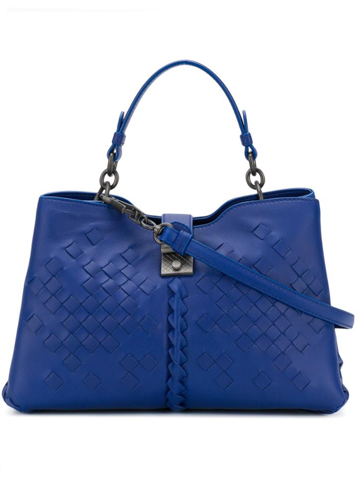 Bottega Veneta Small Napoli Bag - Blue