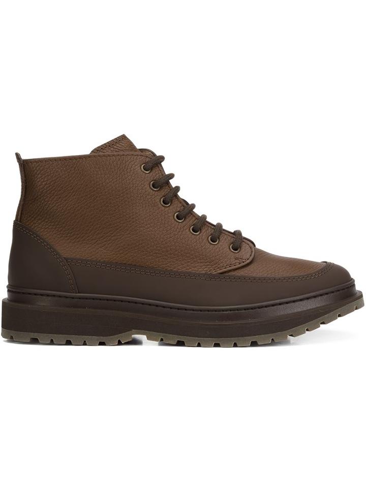 Brunello Cucinelli Lace Up Boots