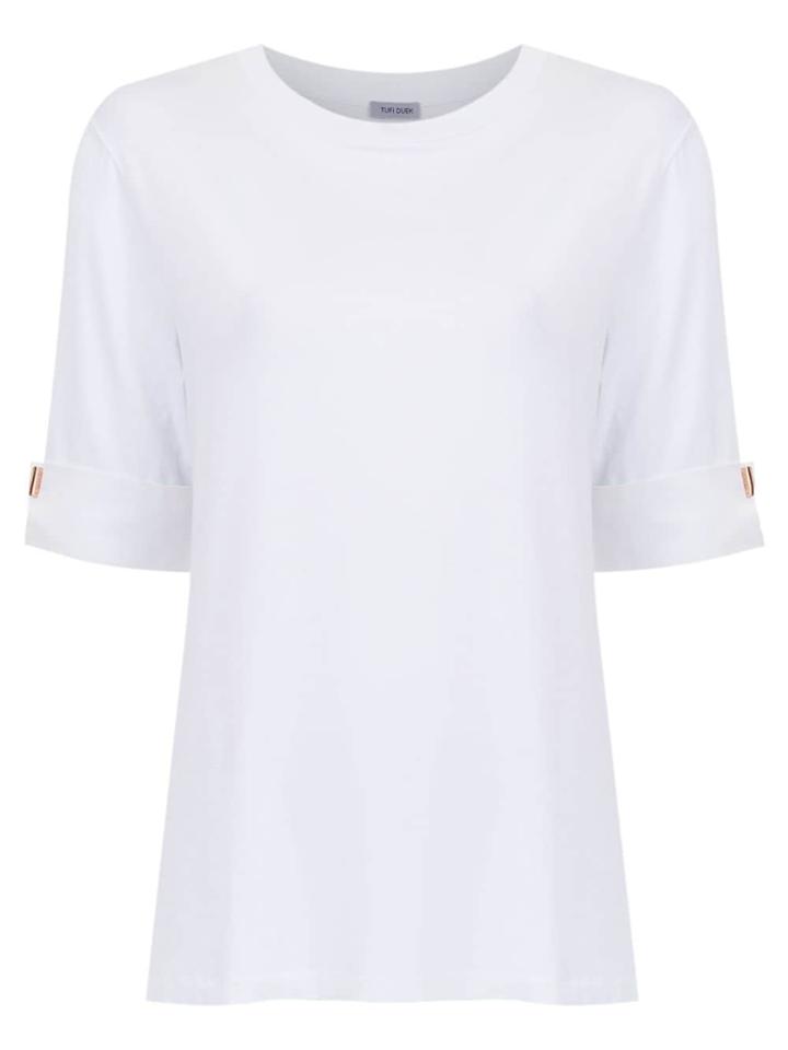Tufi Duek Brooch Top - White