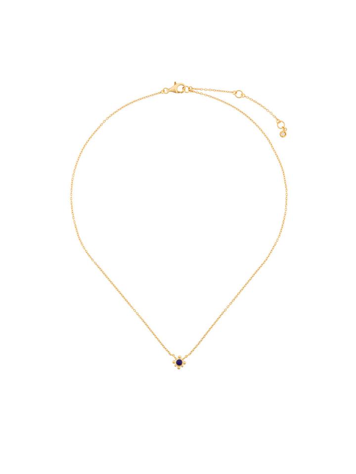 Astley Clarke Lapis Mini Floris Pendant - Metallic