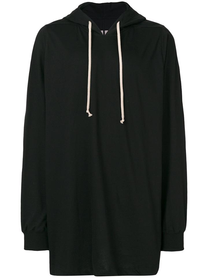 Rick Owens Oversized Hoodie - Black