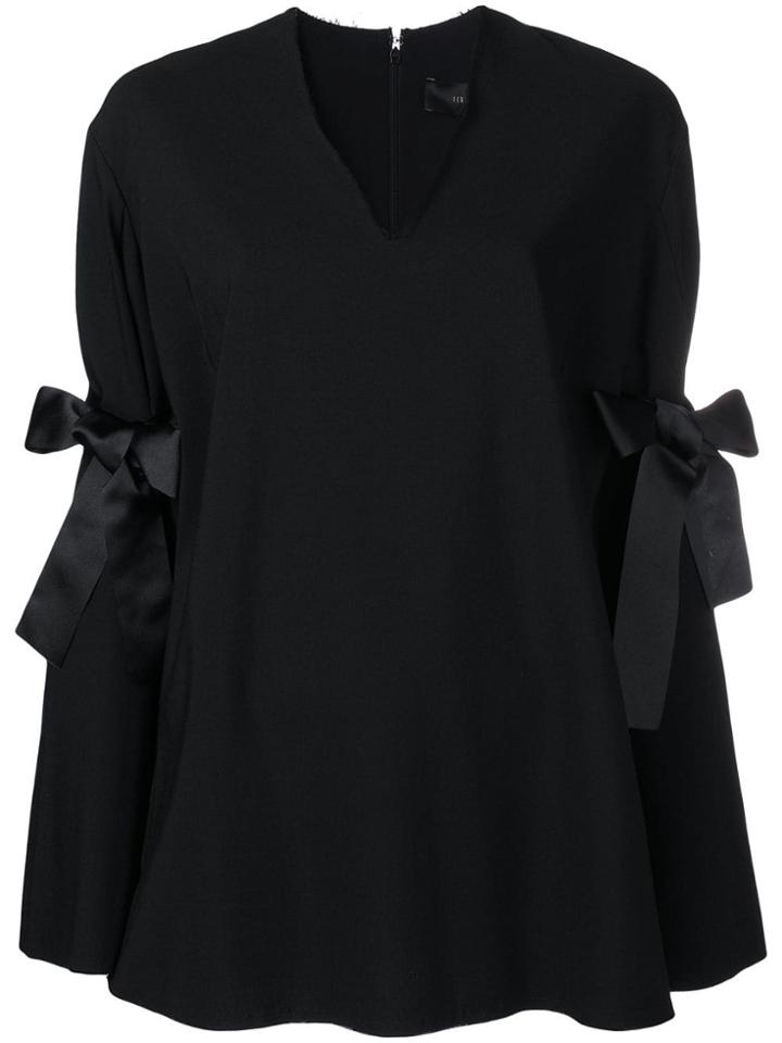 Federica Tosi Bow Detail Blouse - Black