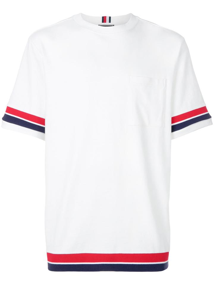 Tommy Hilfiger Paneled Sleeves T-shirt - White