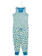 Stella Mccartney Kids - Floral Print Jumpsuit - Kids - Cotton - 10 Yrs, Blue