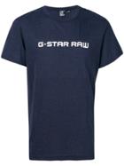 G-star Logo Print T-shirt - Blue
