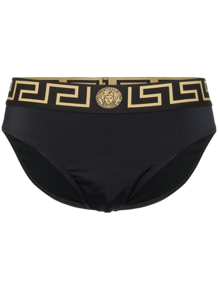 Versace Vers Swm Trnks Blk Gld - Black