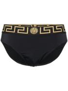 Versace Vers Swm Trnks Blk Gld - Black