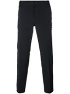 Marcelo Burlon County Of Milan Tapered Trousers, Men's, Size: 44, Black, Cotton/polyamide/spandex/elastane