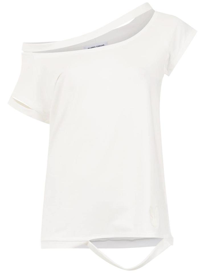 Gloria Coelho T-shirt With Brogue Details - White