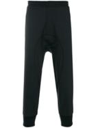 Neil Barrett Drop Crotch Track Pants - Black