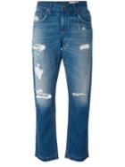 Rag & Bone /jean Distressed Boyfriend Jeans, Women's, Size: 25, Blue, Cotton