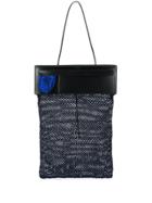 Jil Sander Fishnet Tote Bag - Blue