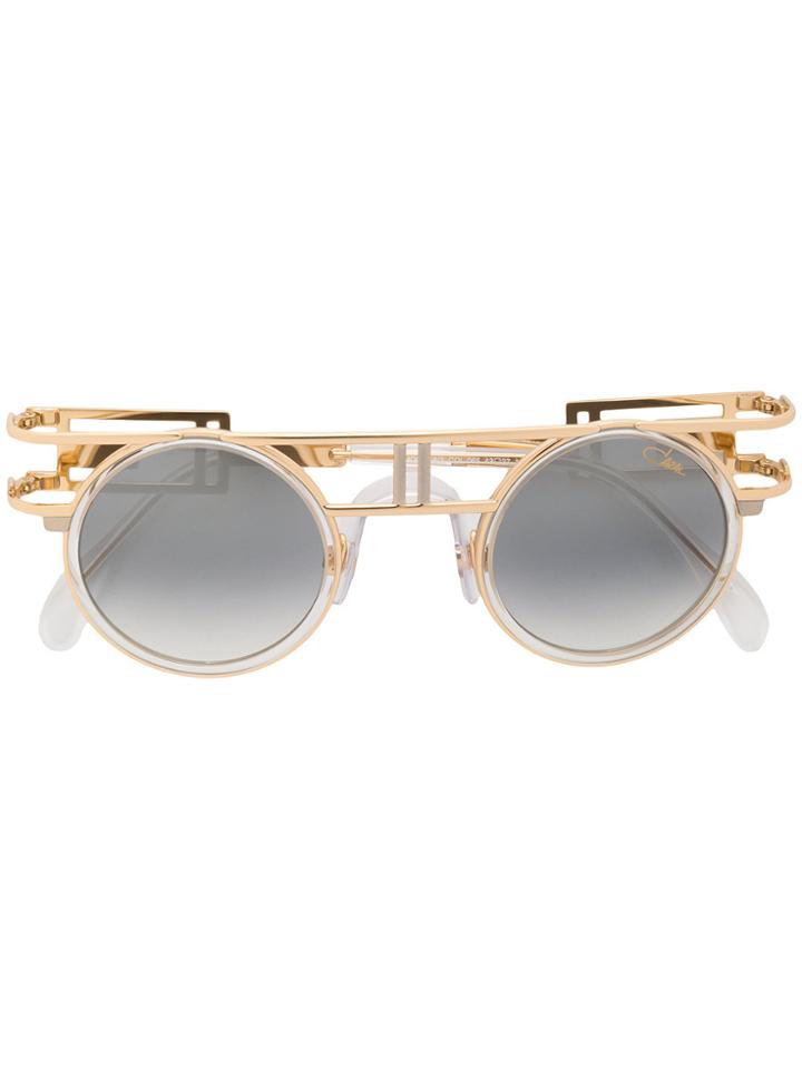 Cazal Round Frame Sunglasses - Metallic