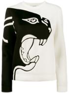 Valentino Panther Print Sweatshirt - Black