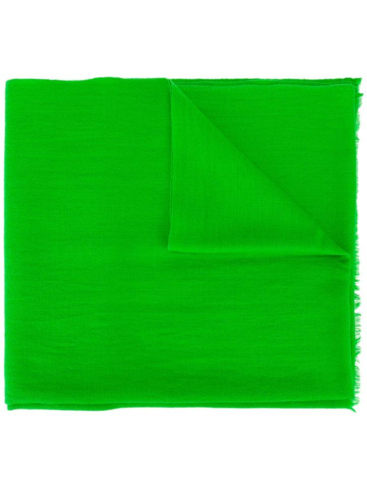 P.a.r.o.s.h. - Weepy Scarf - Women - Cashmere - One Size, Women's, Green, Cashmere