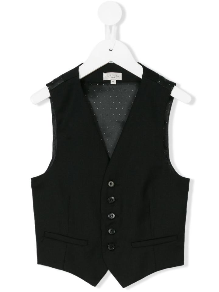 Paul Smith Junior - Classic Waistcoat - Kids - Polyester/viscose/wool - 4 Yrs, Black
