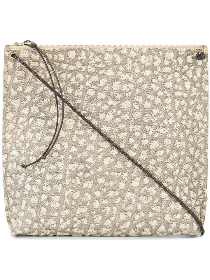 B May Textured Cross Body Bag, Women's, Nude/neutrals, Calf Leather