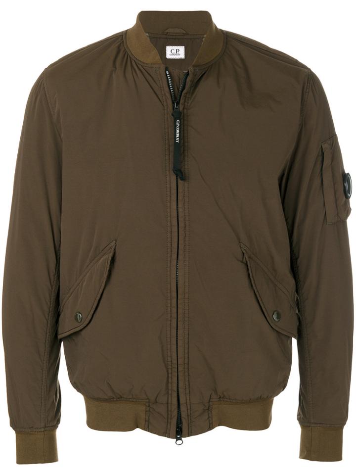 Cp Company Zip Up Jacket - Green