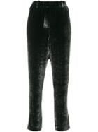 Alexander Wang Cropped Slim-fit Trousers - Blue