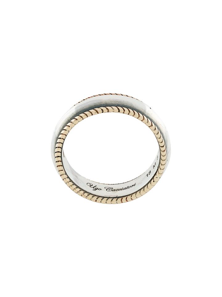 Ugo Cacciatori Mixed Ring - Metallic