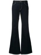 Current/elliott Flared Mid-rise Jeans - Blue