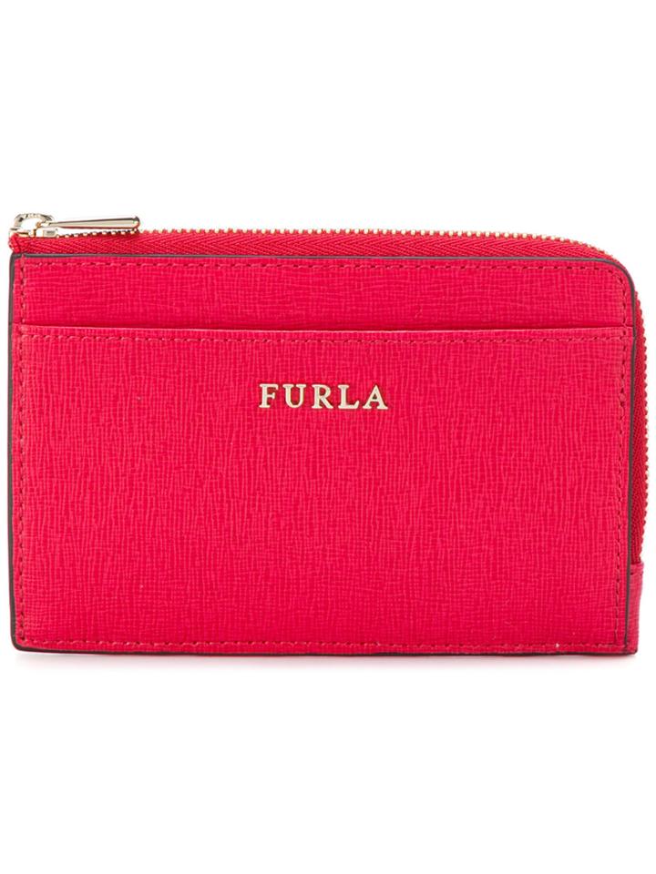 Furla Small Zip Purse - Pink & Purple