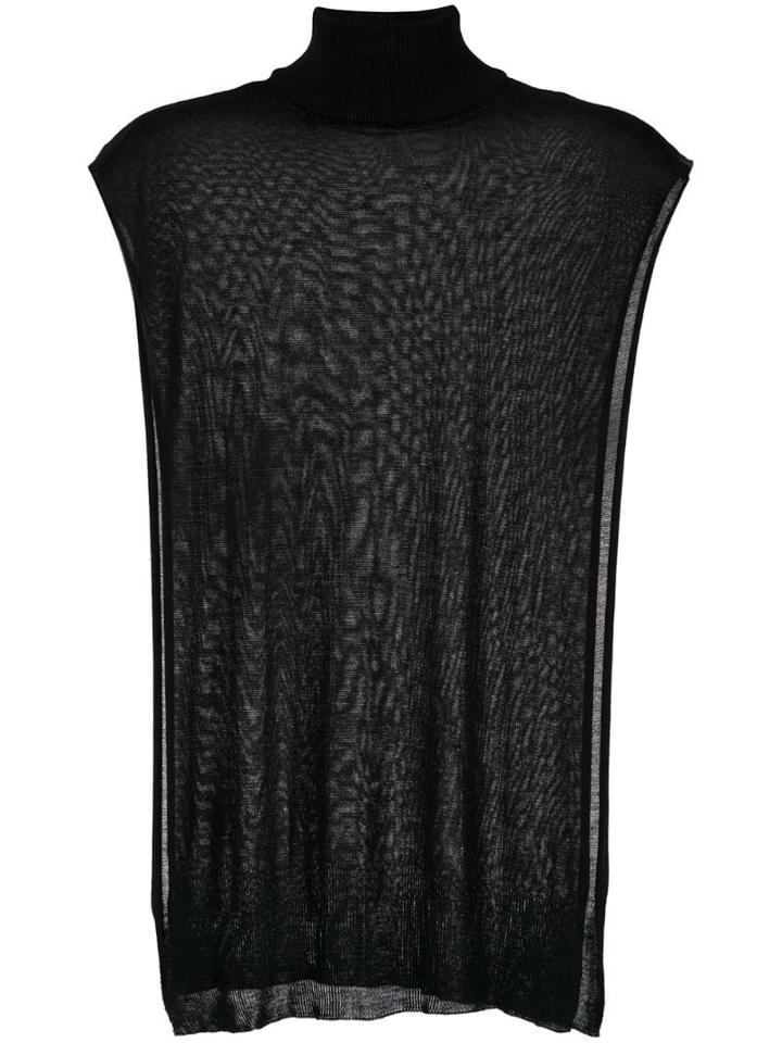 Osklen Wrap Knit Top - Black