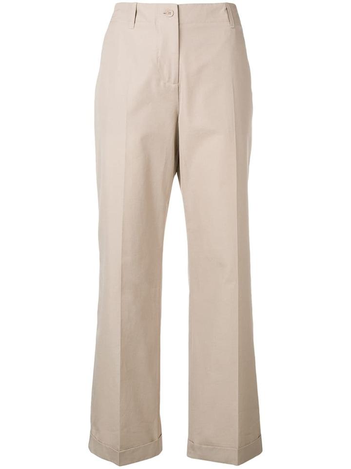 Aspesi Straight-fit Trousers - Neutrals