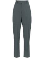 Martine Rose Tailored Slim Leg Wool Blend Trousers - Grey