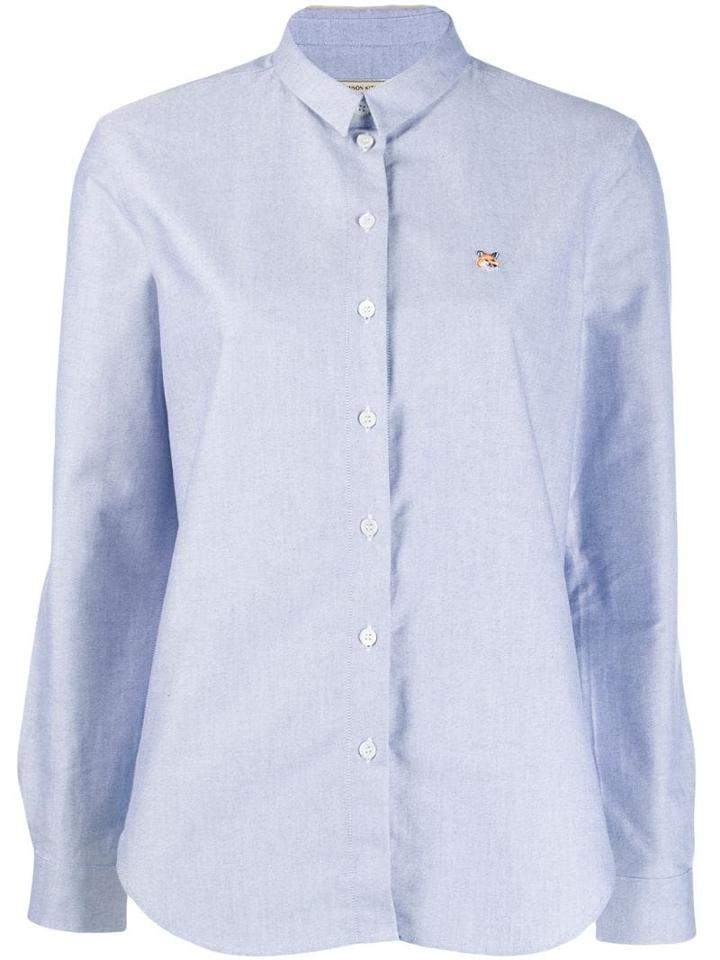 Maison Kitsuné Fox Shirt - Blue