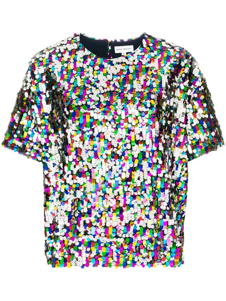 Mira Mikati Paillette T-shirt - Multicolour