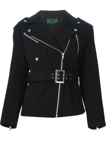 Jean Paul Gaultier Vintage 'junior Gaultier' Biker Jacket, Women's, Size: 40, Black