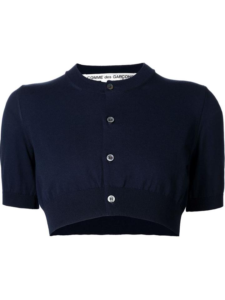 Comme Des Garçons Cropped Cardigan