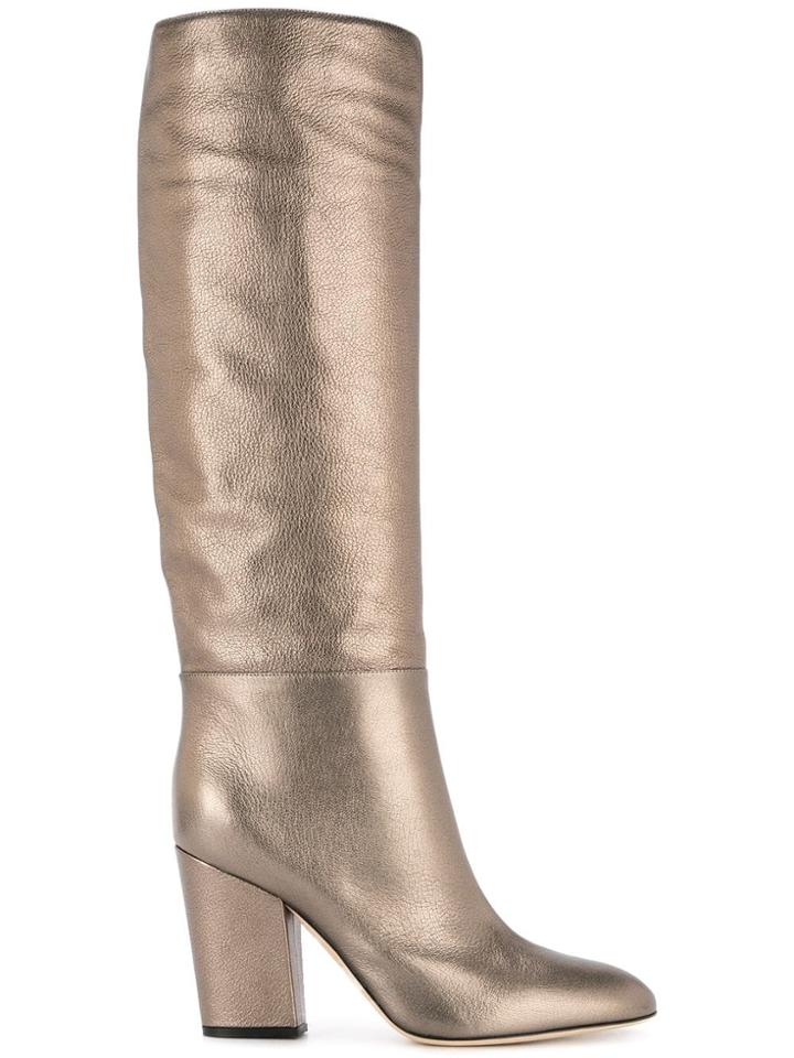Sergio Rossi Virginia Metallic Boots