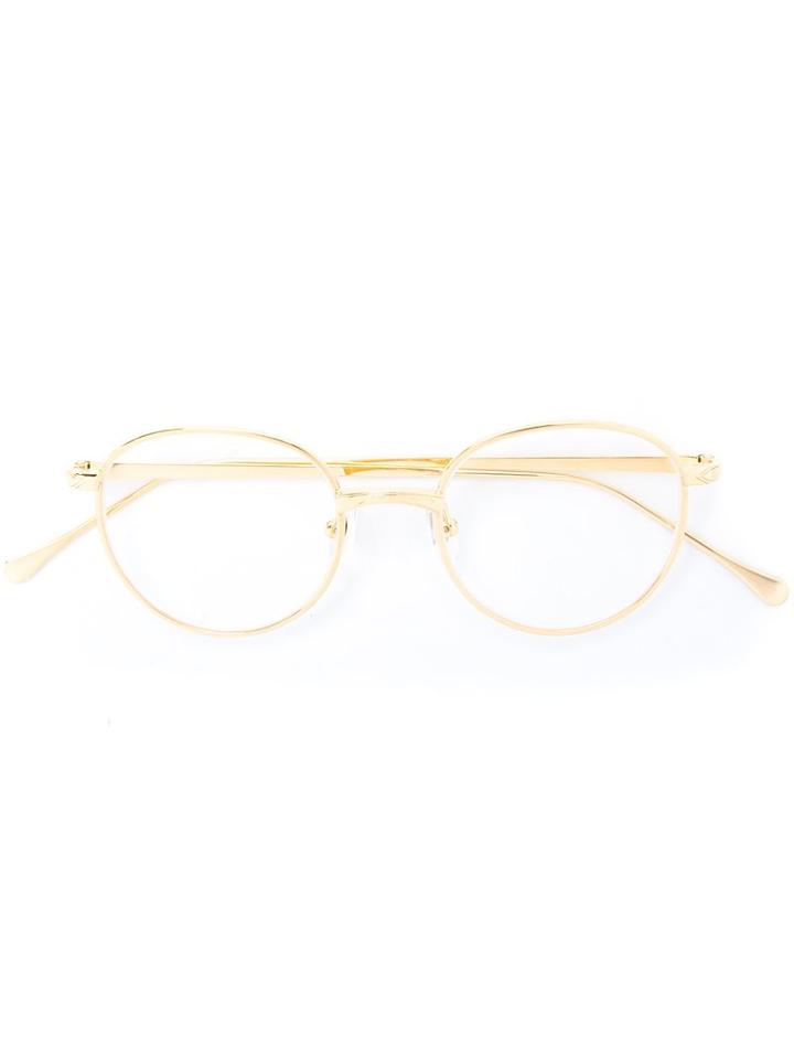 Matsuda Round Frames, Grey, Silver/gold Plated Sterling Silver