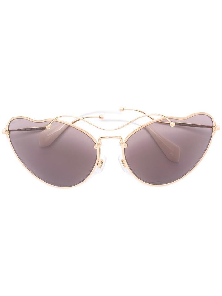 Miu Miu Eyewear Scenique Sunglasses - White