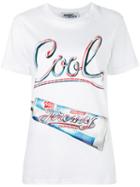 Jeremy Scott 'cool' Print T-shirt, Women's, Size: Small, White, Cotton