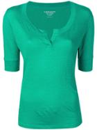 Majestic Filatures V-neck T-shirt - Green
