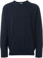 N.peal 'the Oxford' Round Neck Jumper - Blue