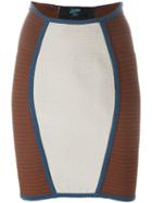 Jean Paul Gaultier Pre-owned Panelled Fitted Skirt - Neutrals