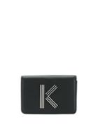 Kenzo K-bag Leather Coin Purse - Black