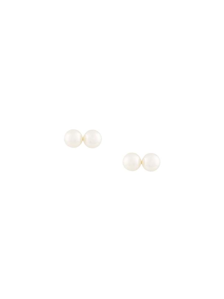 Natasha Schweitzer Sarah 2 Pearl Earrings - White
