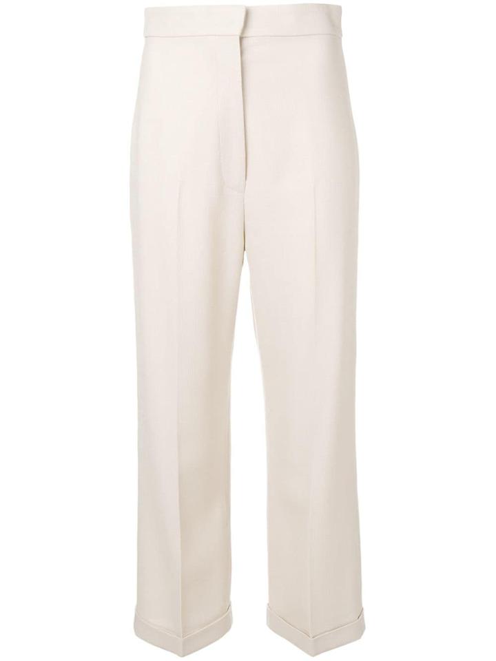 Jacquemus High-waist Pleated Trousers - Neutrals