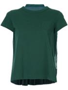 Sacai Chest Pocket T-shirt - Green