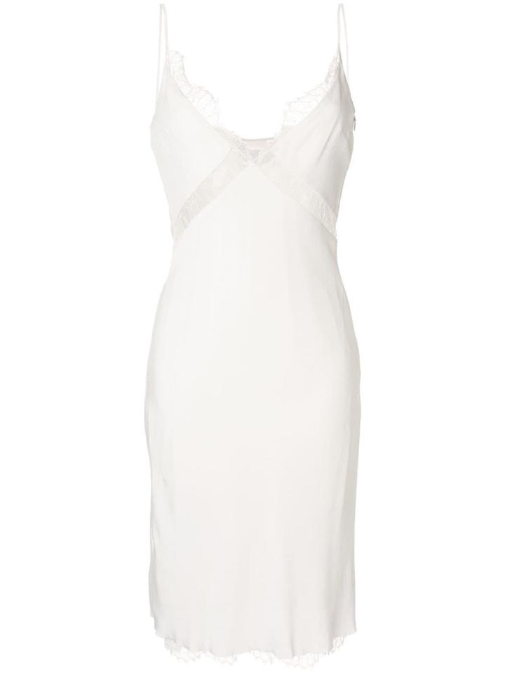 Dion Lee Float Lace Slip Dress - White